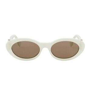 Fendi Ff Diamonds Slim Oval Acetate Sunglasses - NWT